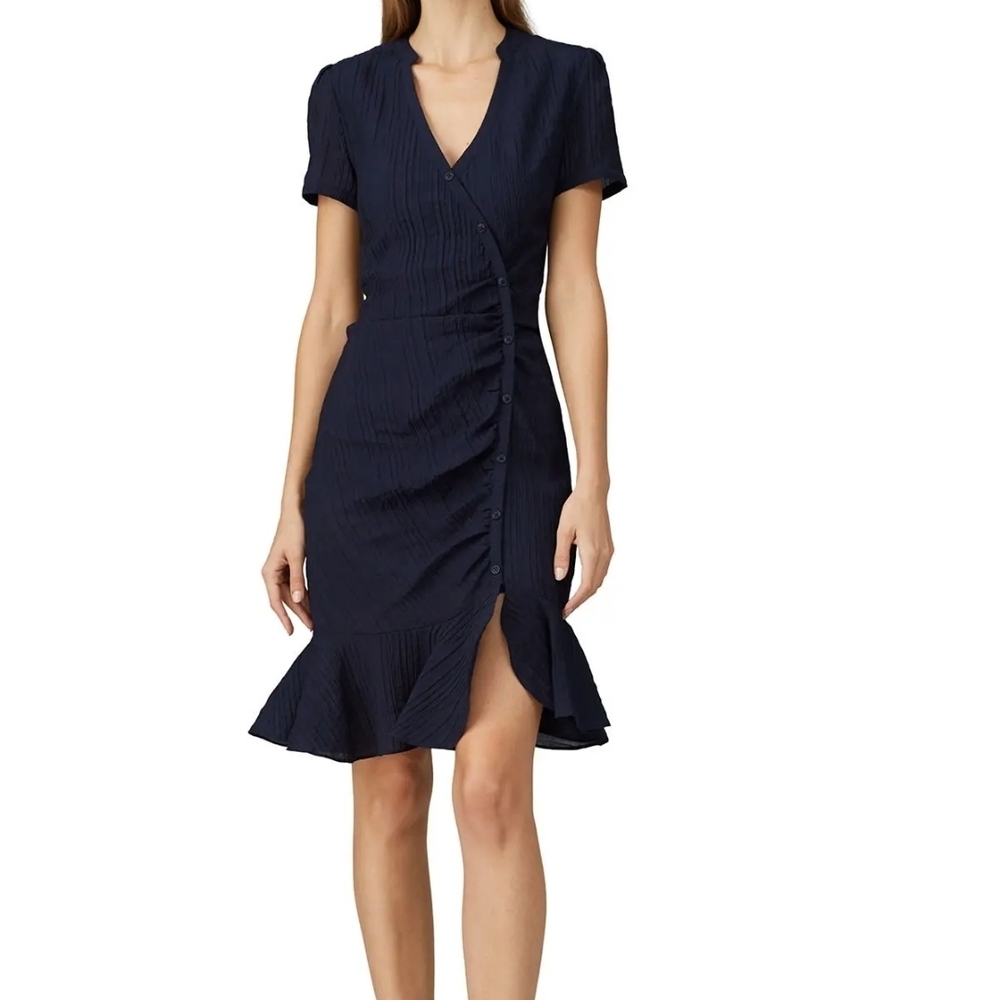 Elegant Navy Blue Women's Dress